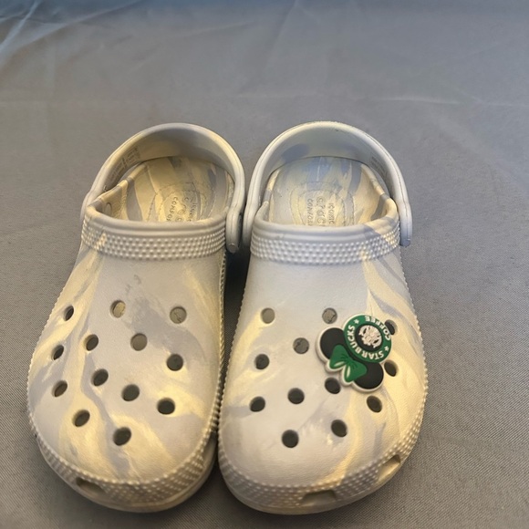CROCS White Sandals with Signature Comfort - Picture 1 of 5